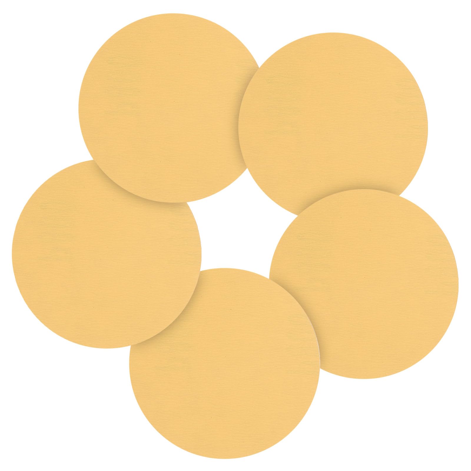 CoCud 40 Pcs 76 mm Sanding Disc 800 Grit Round Hook and Loop Sandpaper Fit for Orbital Sander or Automotive Car Repairing, Grinding and Polishing, Yellow