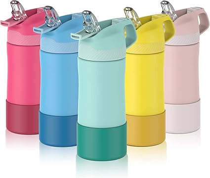 Amazon Co Jp Fjbottle 400ml 子供 まほうびん ストロー 水筒 ストローマグ 2歳頃から ベビーマグ ストロー飲み 漏れない 水分補給 お出かけに便利 公園 保育園 出産 お祝いプレゼント 育児 Blue ベビー マタニティ