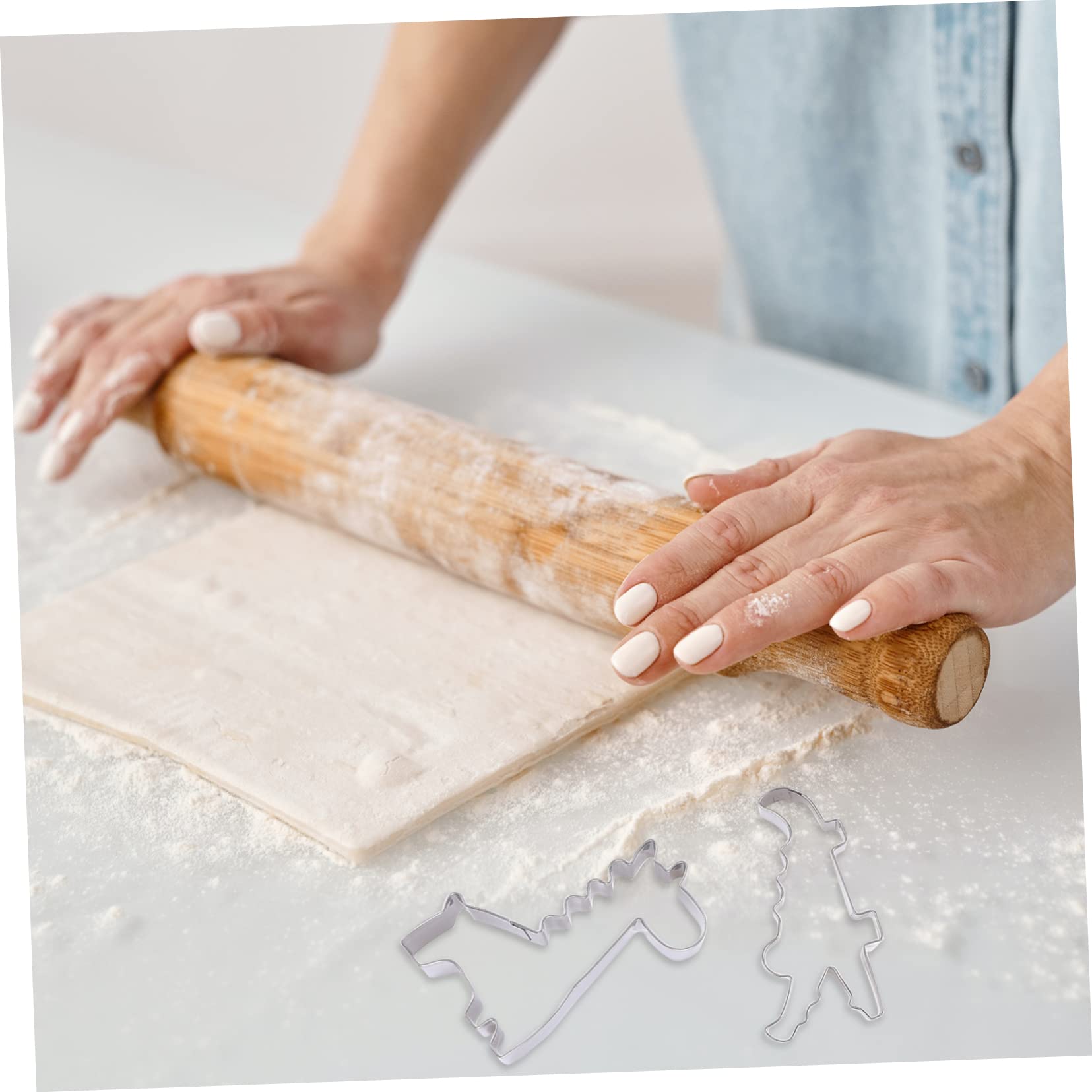 DECHOUS Set Di 3 Per Biscotti in Acciaio Inossidabile Senza Manici Robusti E Riutilizzabili Per La 9 Pezzi*3