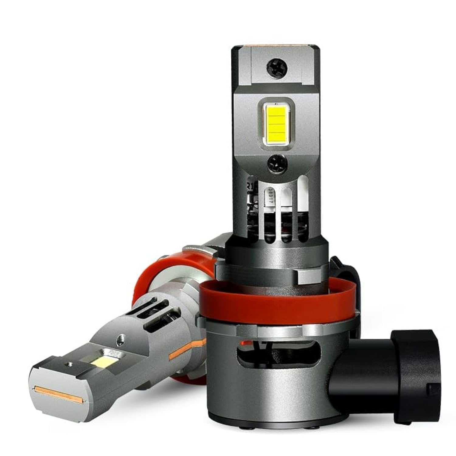 120W H8/H9/H11 LED Headlight Bulb, Full Side Light, High Brightness Low Beam/High Beam, Intelligent Heat Dissipation, Easy Lnstallation, Super Bright Car Headlight Conversion Kit, 2 Pack