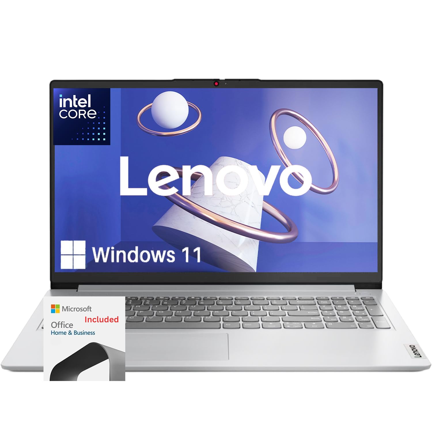 Premium Series 15.6" IdeaPad Laptop | 12GB RAM | 256GB PCIe SSD | 1 Year Office 365 w/ 1TB Cloud Storage | Ready for Business & Academics | Intel Core | Wi-Fi 6 | Windows 11