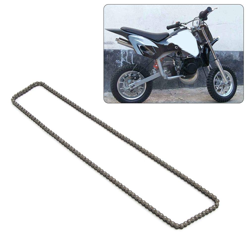 Akozón Cadena de Transmisión, 72/144 Link 25H Link Mini Cadena de Transmisión de Motocicleta para Minimotos 47cc Y 49cc Reemplazo de Cadena de Enlace
