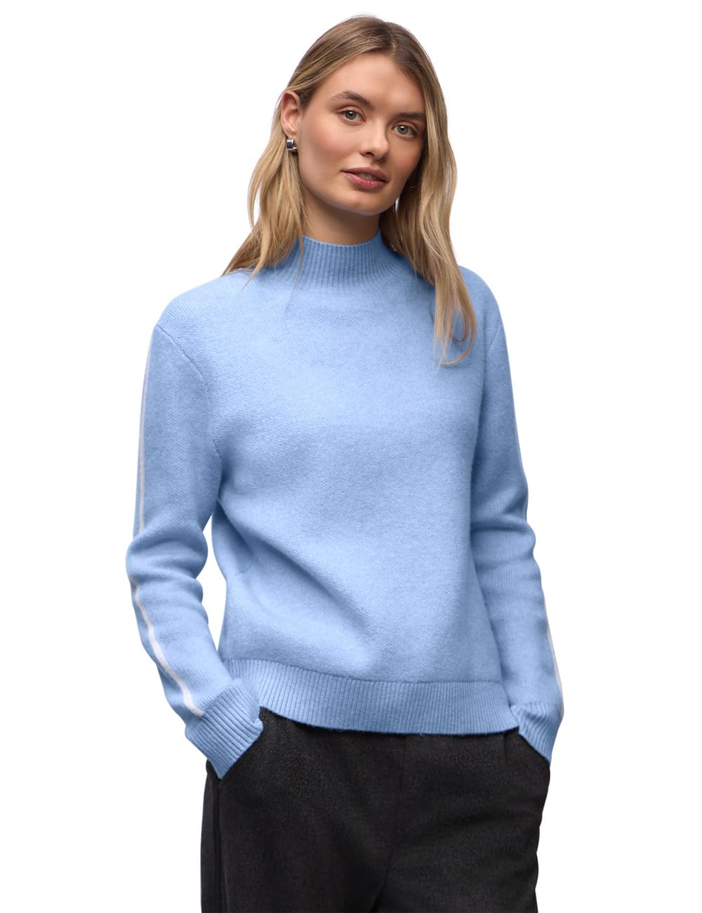 Street One Damen Pullover mit Tape-Details