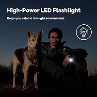 Vista 5 de Dispositivos de control de ladridos para perros, disuasorio ultrasónico recargable de ladridos de perro, dispositivo antiladridos de rango de 16.5