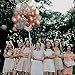 AONAT 49 Pcs JUST MARRIED Balloon Rose Gold Decoration Set Wedding Party Decorations, Just Married Banner Bridal Shower Just Married bunting for Wedding Birthday Party Bridal Shower Decorations