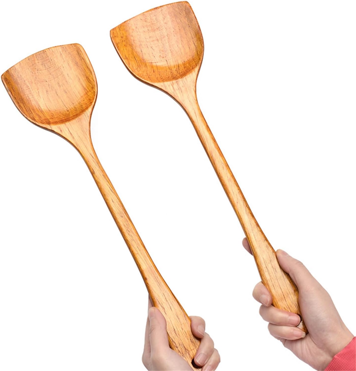 へら 木製 木製 39cm ロングハンドル クッキングスパチュラ キッチンツール 耐久性