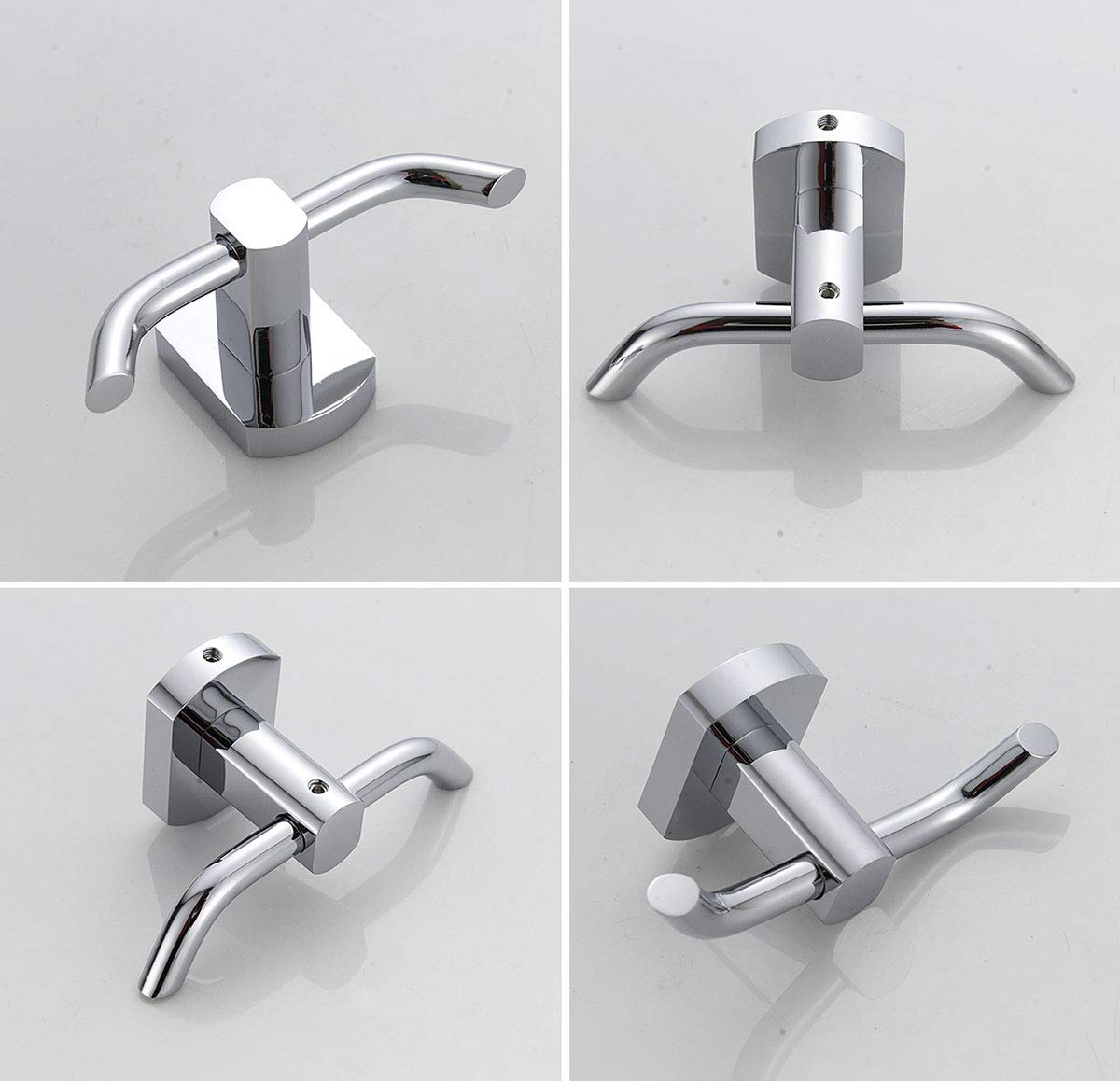Perchero De Pared,Ganchos for Abrigos,Par De Ganchos De Pared Ganchos for Ropa De Baño De Latón Atornillables for Colgar Toallas Abrigos Sombrero Bolsa ModernoGancho De Pared for Armario Puerta De Gar