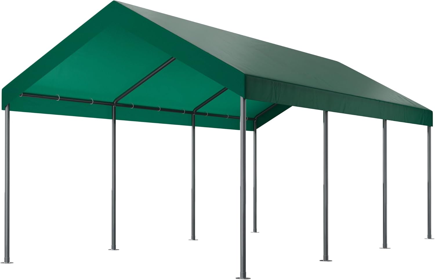 Shintenchi 10x20ft Heavy Duty Carport with UV Resistant Canopy, Powder-Coated Steel Frame, Easy to Assemble Portable Garage, Stable Carport for Car, Bike, Camp, Outdoor Storage (Gray) Shintenchi 10x20ft Heavy Duty Carport with UV Resistant Canopy, Powder-Coated Steel Frame, Easy to Assemble Portable Garage, Stable Carport for Car, Bike, Camp, Outdoor Storage (Gray)