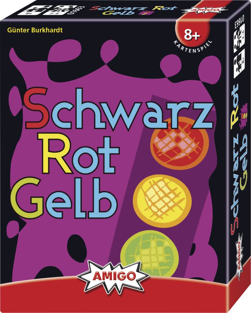 Amigo Spiel + Freizeit 1720 1663 - Schwarz Rot Gelb, Kartenspiel, 7 Jahre to 99 Jahre