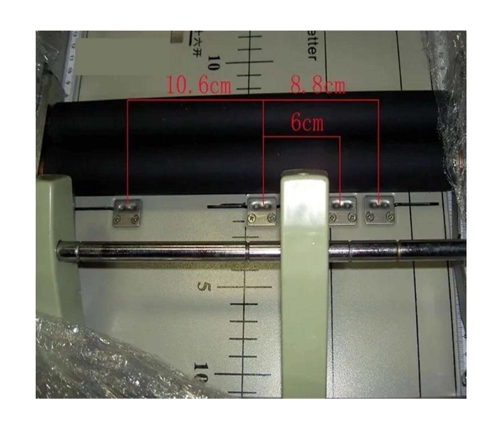 Máquina de encuadernación, Máquina encuadernadora de folletos y eléctrica + 2 cabezales grapado