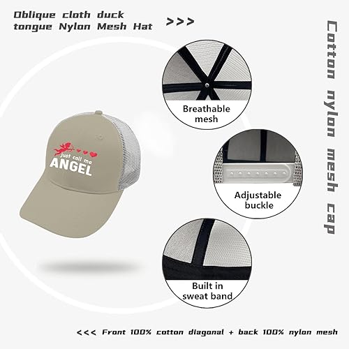 Miniatura 7 de KEHUASW Mens Trucker Hats Valentines Day Hat for Men Retro Caps Breathable Ponytail Trucker Hat