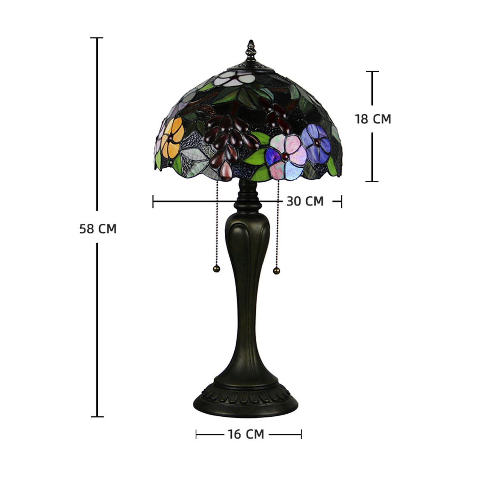 Lampada da Tavolo in Vetro LED Creativo Arte retrò Illuminazione da scrivania Decorazione Veloce per la casa Soggiorno Camera da Letto Comodino Caldo Come Sempre