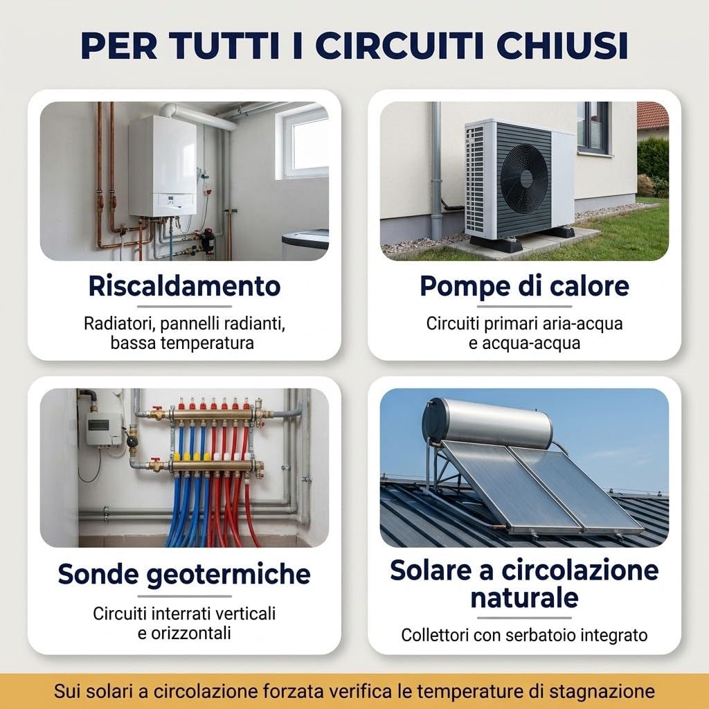 Lemag NOFREEZER Antigelo Atossico Concentrato 5 kg - Uni 8065:2019 - Antigelo, Anticorrosivo e Anti-Incrostante - Rende Fino a 19 Litri - Impianti Termici e Solari