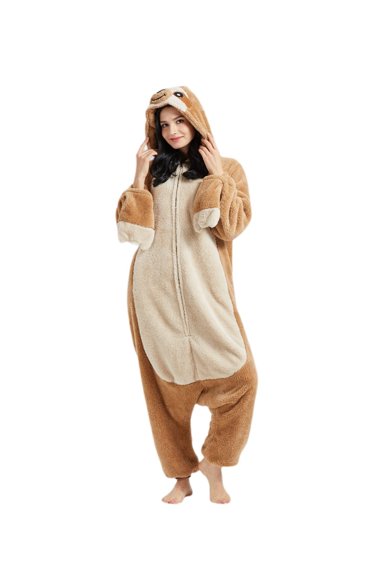 DarkCom Onesie für Kinder und Erwachsene,Eltern-Kind Karneval Schlafanzug Cosplay Halloween Tierkostüm Weihnachten Pyjamas