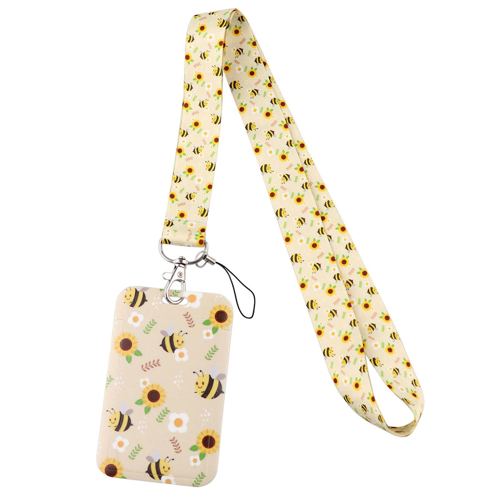 Merishopp ID Card Holder Resealable Card Protector for Office Household Travel Yellow-picture-23