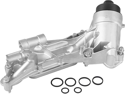 PAPAPARTS Enfriador de aceite de motor compatible con Chevy Aveo Cruze Limited Sonic Pontiac G3 Saturn Astra 1.6L 1.8L Raplace 93186324, 25199751,