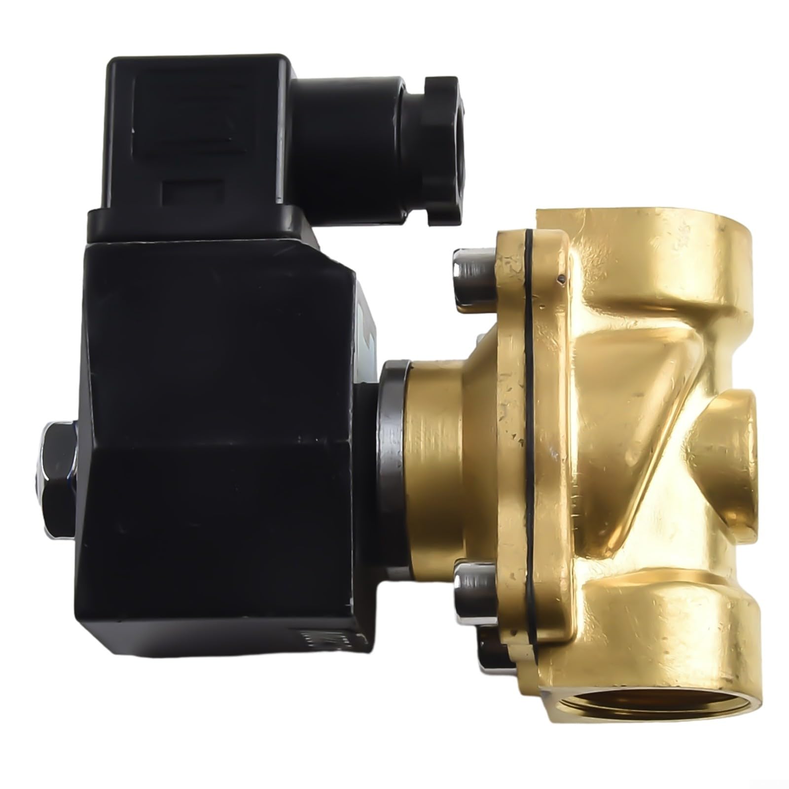 Valvola solenoide in ottone, valvola elettromagnetica corpo in ottone per controllo dell'acqua, elettrovalvola idraulica per sistemi di irrigazione
