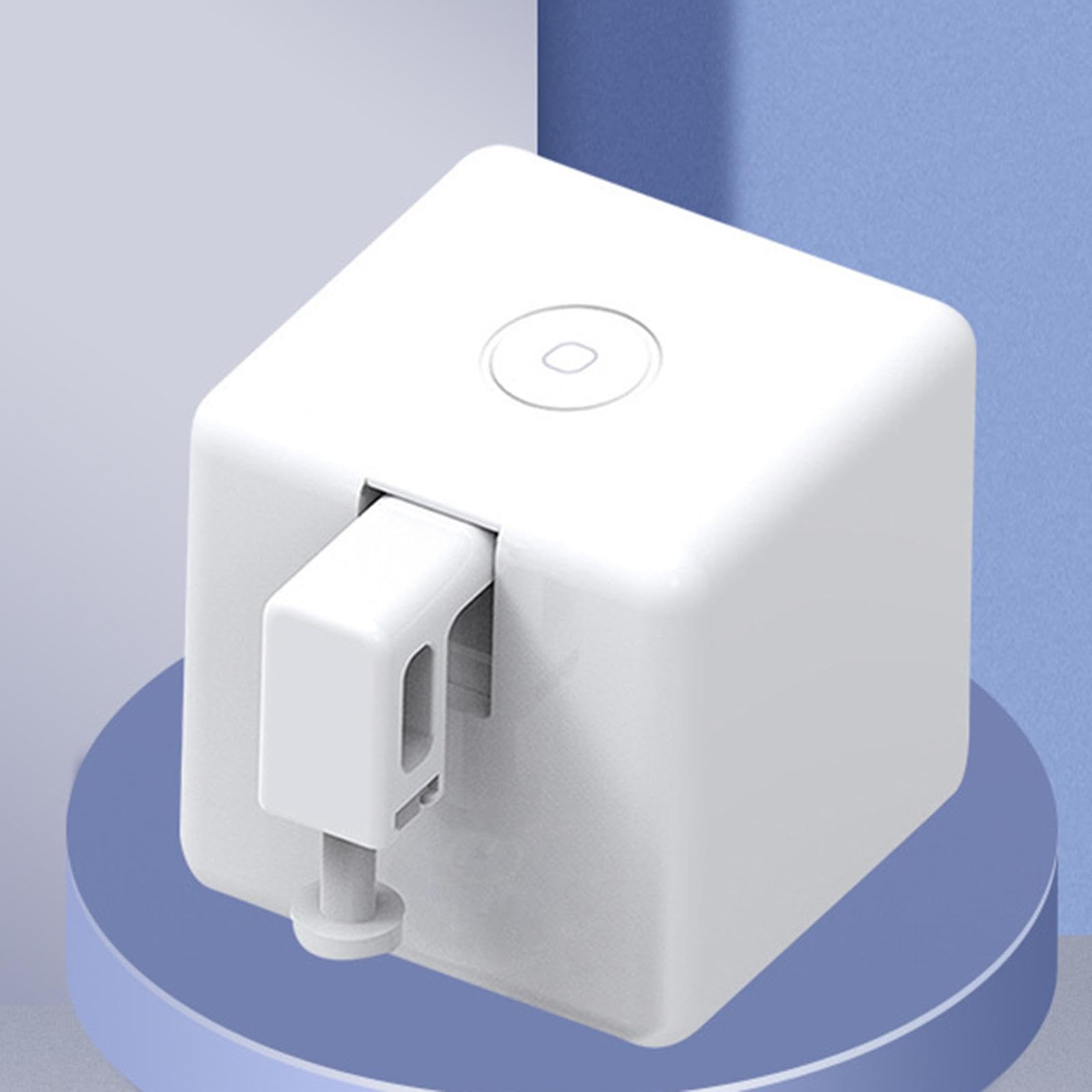 Finger Robot Intelligenter Button Pusher mit Timing Funktion App Fernbedienung Und Modularer Installation für Elektrische Geräte für Familie Mietwohnu, Weiß