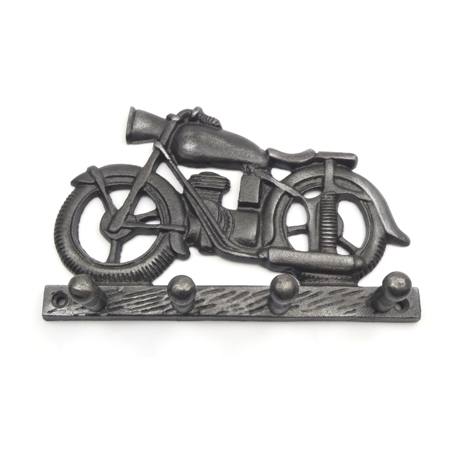 OakcraftsAntique Cast Iron Motorcycle Key Hook 190mm X 120mm from B&Q