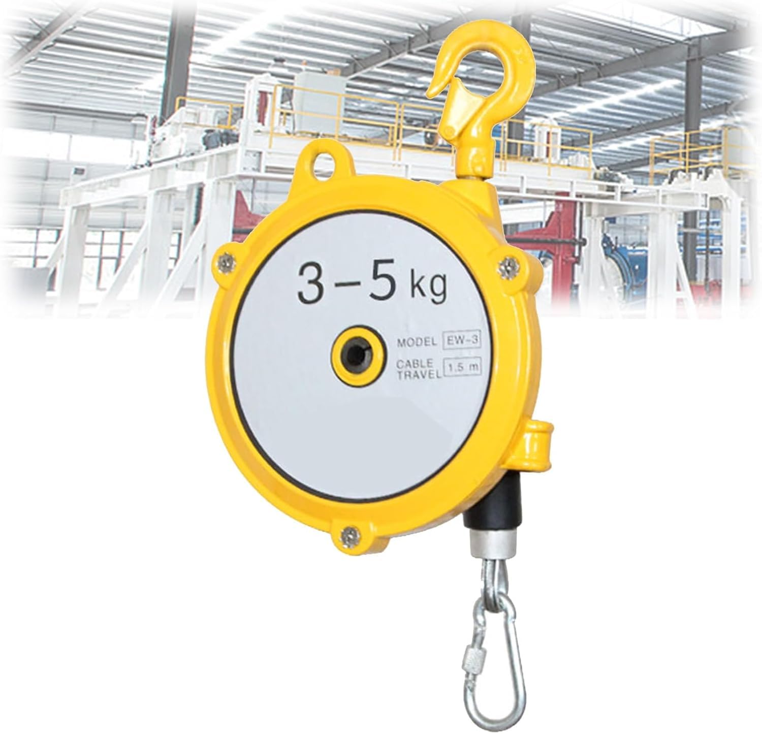 VUIKLCty Spring Balancer, Suspendable Telescopic Tool Spring Balancer, Adjustable Balancer Telescopic (Size: 3-5 Kg)