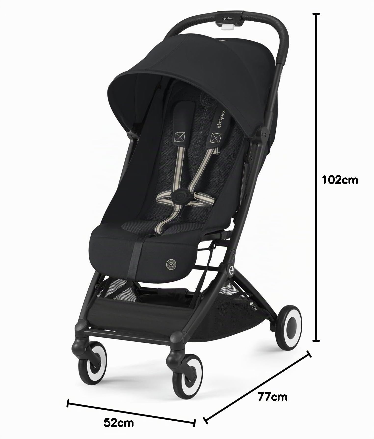 Orfeo BLK - Passeggino Magic Black