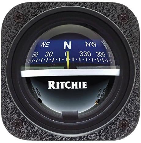 Ritchie Compass Ritchie V-537B Explorer Compass - Bulkhead Mount - Blue Dial ...