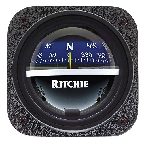 Ritchie Compass Ritchie V-537B Explorer Compass - Bulkhead Mount - Blue Dial ...