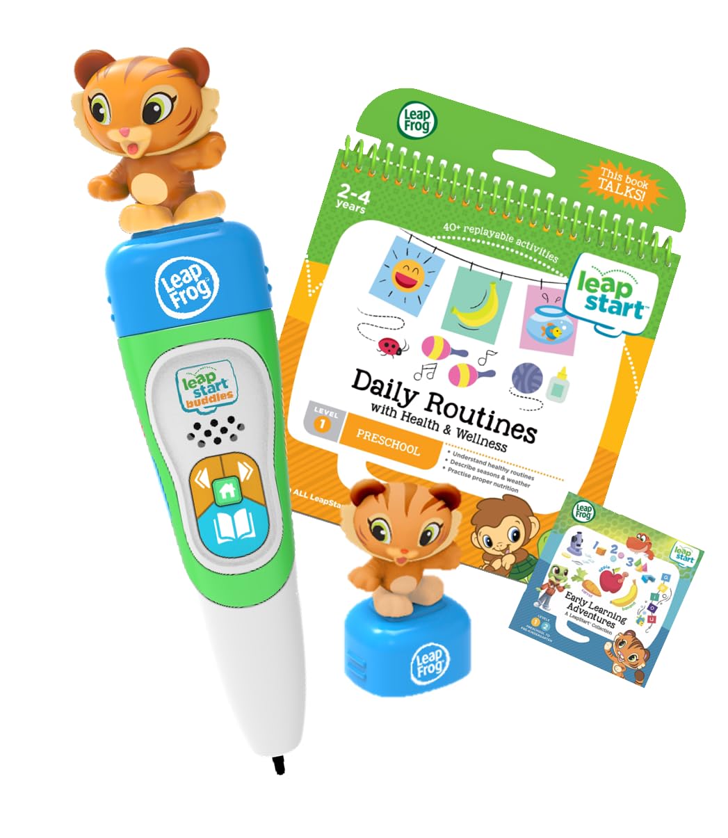 LeapFrog LeapStart Reading Buddies Starter Set, Educational & Interactive Reading, Compatible with LeapStart Systems