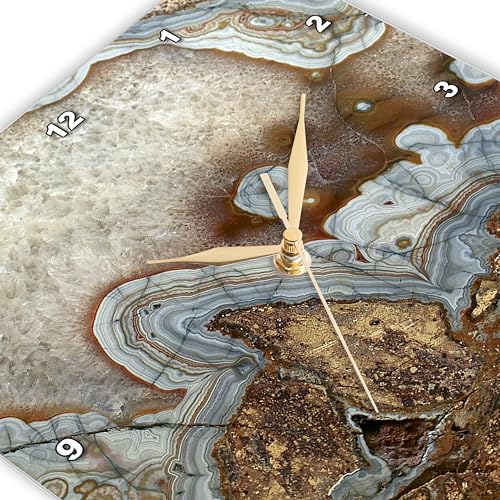 Horloge Murale Agate 3dRose : idée cadeau originale pour crémaillère