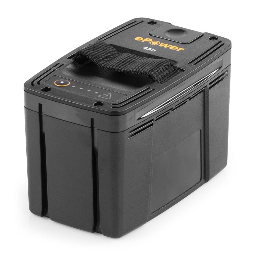 STIGA E 440 ePower Batteria, 48 V, 4 Ah – Pulsante Sgancio Rapido, Manico in Tessuto – Per Attrezzi da Giardino