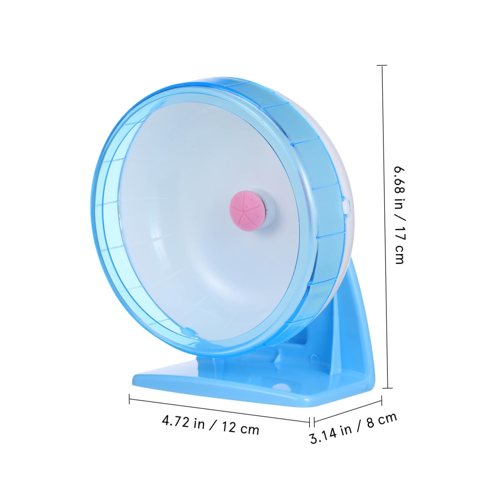 Happyyami Adjustable Height Small Animal Wheel Silent Hamster Toy Rat Wheel Pet Exercise Equipment