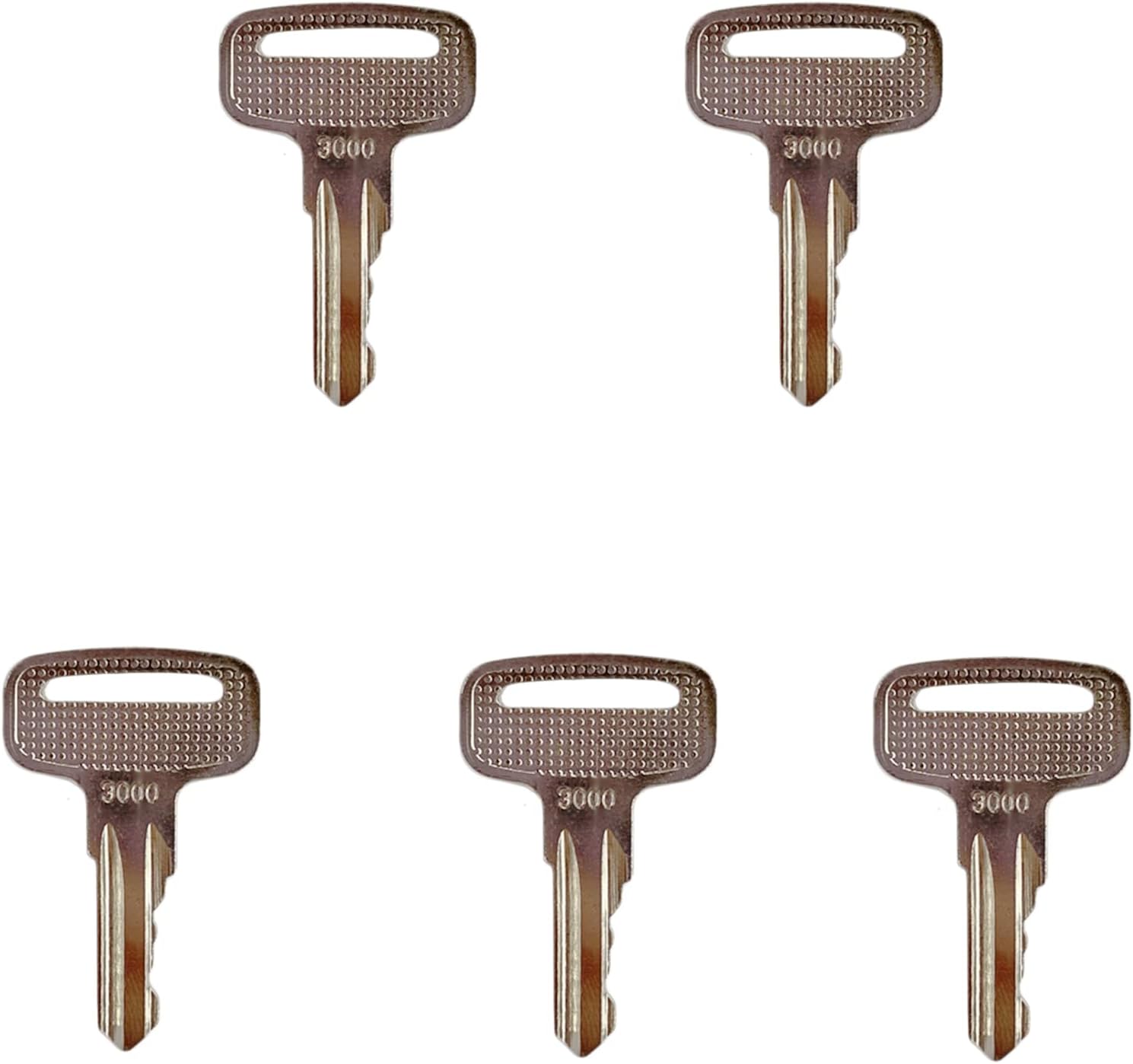 (5) 3000 Ignition Keys for Genie Skyjack Boom & Telescopic & Trailered & Electric Scissor & Personnel Lift