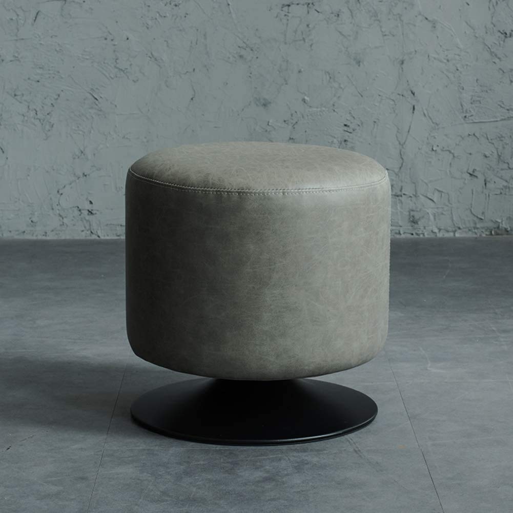 Repose-pieds pouf en similicuir moderne table basse salon
