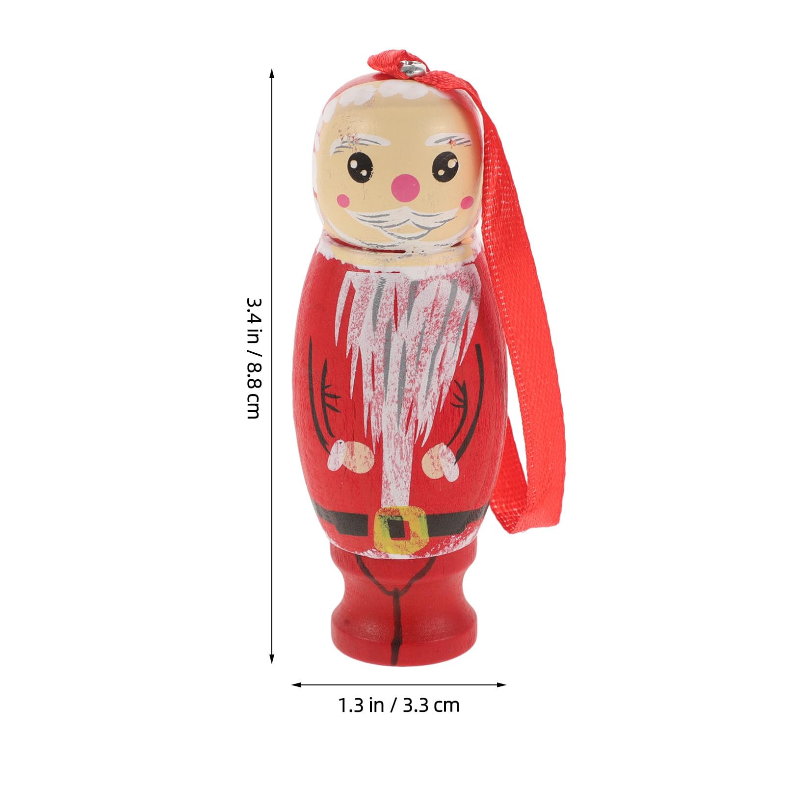 Toyvian 5 Stück Weihnachtsmann Hängeornament für Zuhause und Restaurant
