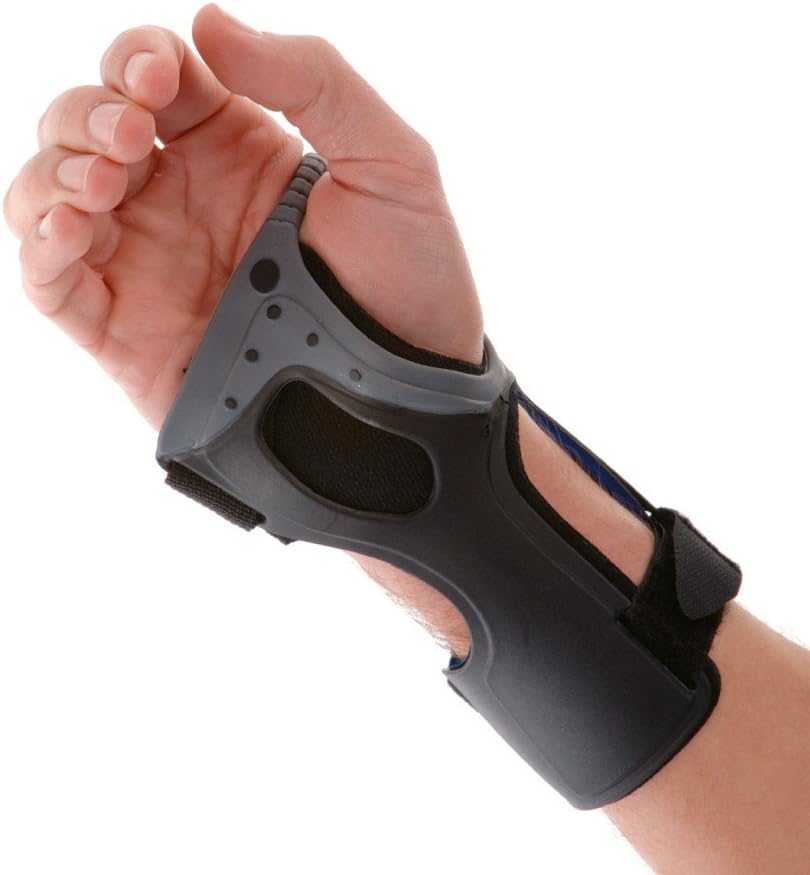 Exoform Carpal Tunnel Wrist Brace | Pain Relief and Recovery From Carpal Tunnel Syndrome, Tendonitis, and Sprains | Lightweight and Low Profile Design | (Small, Left)