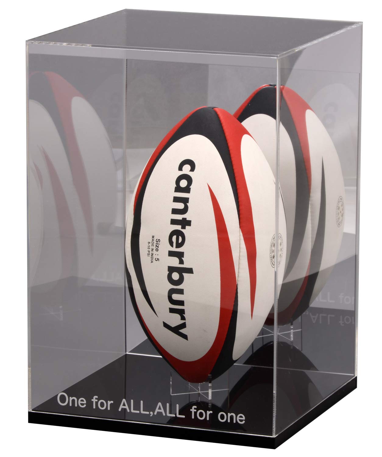 Amazon.co.jp: misorato【名入れ】背面ミラー ラグビーボールケース