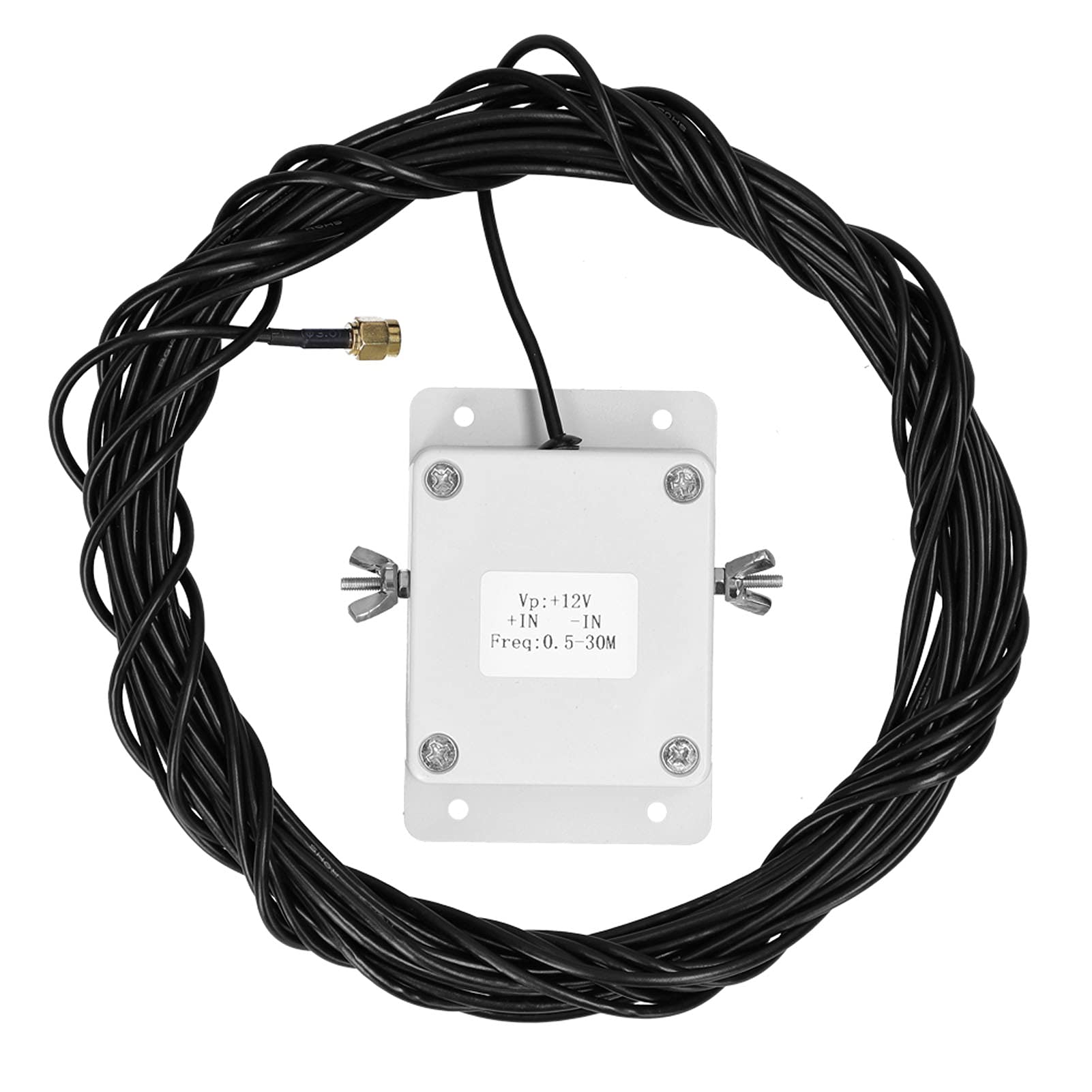 Antenne Boucle MLA-30 Active Recevoir Antennes Faible Bruit Moyenne Antenne Ondes Courtes 0.5-30 MHz Fréquence pour Balcon Installation sur Le Toit