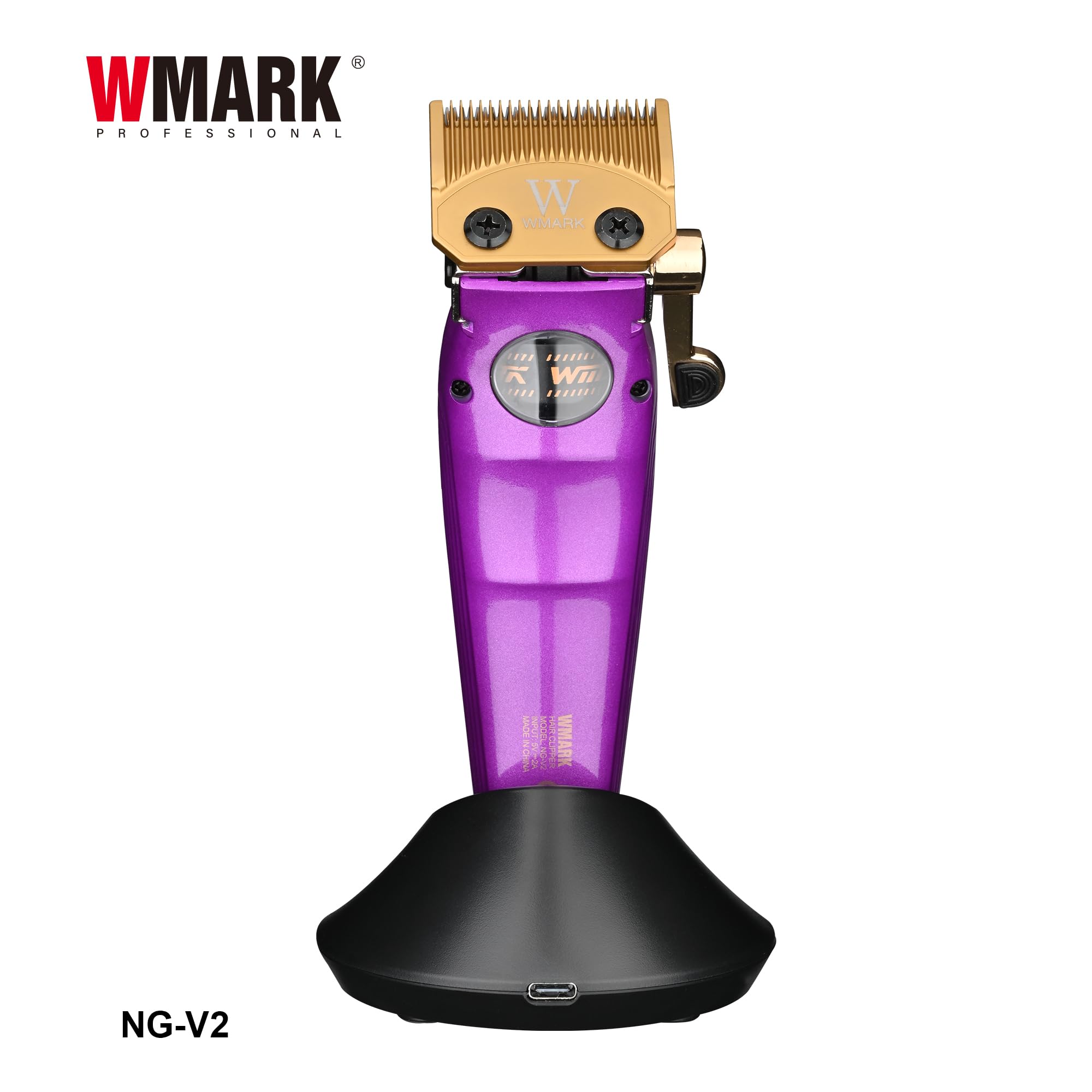 WMARK NG-V2 Professional Hair Clipper, 9000 RPM Outer Rotor BLDC