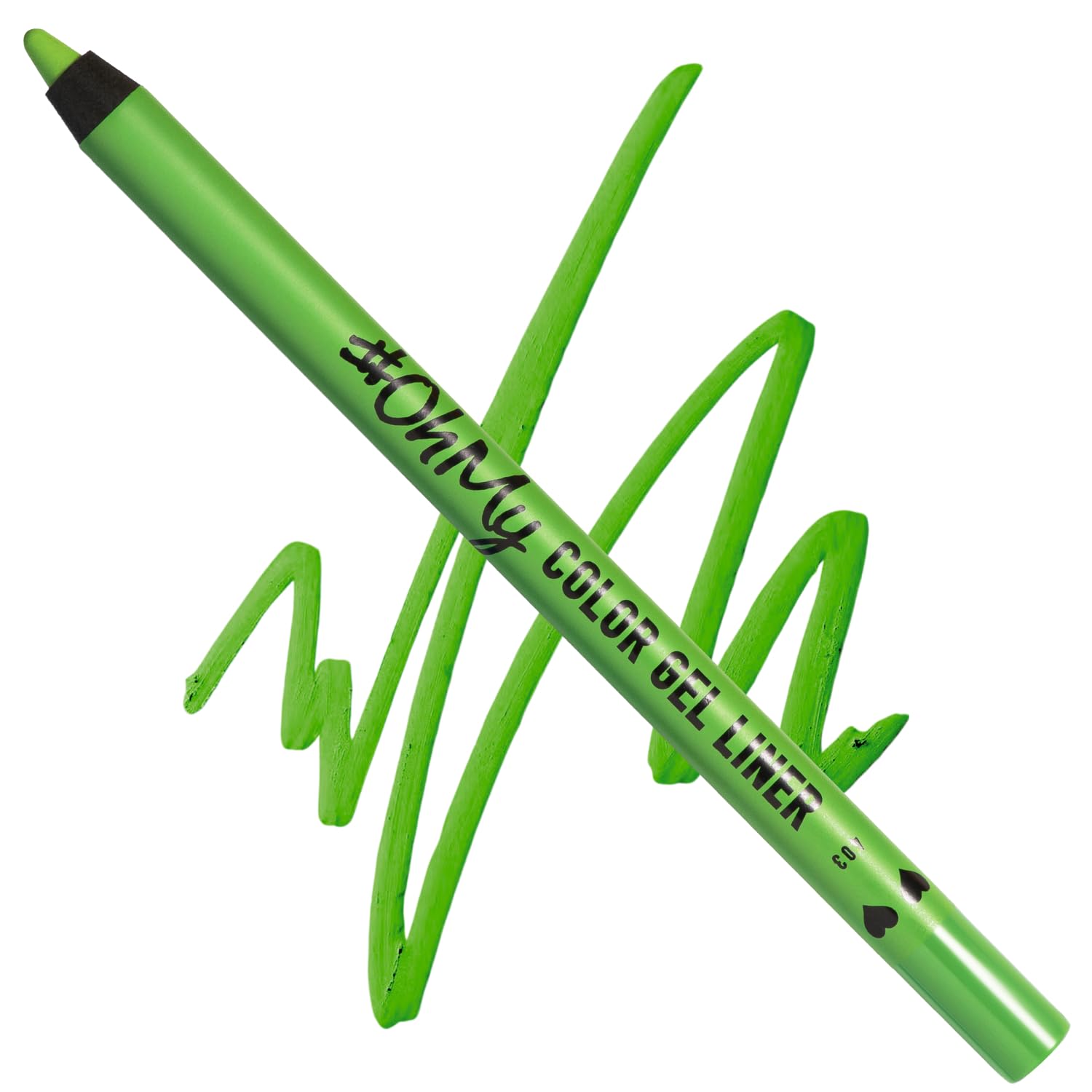 Lamel OhMy Color Gel Eyeliner Pencil - Long Lasting, Waterproof Eyeliner - Vibrant Colored, Highly-Pigmented - Green eyeliner, 403 (Fresh Mint)