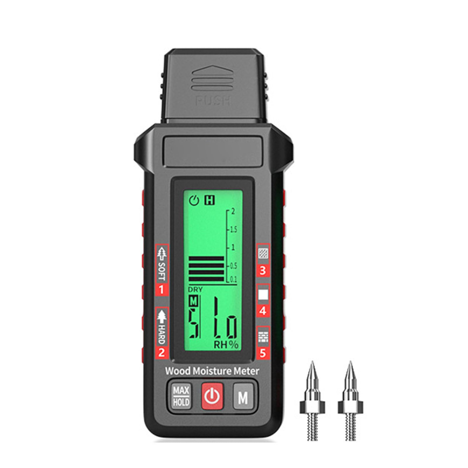 Lightweight Humidity Detector for with Accurate Measurement Large Screen Handheld Dampness Meter