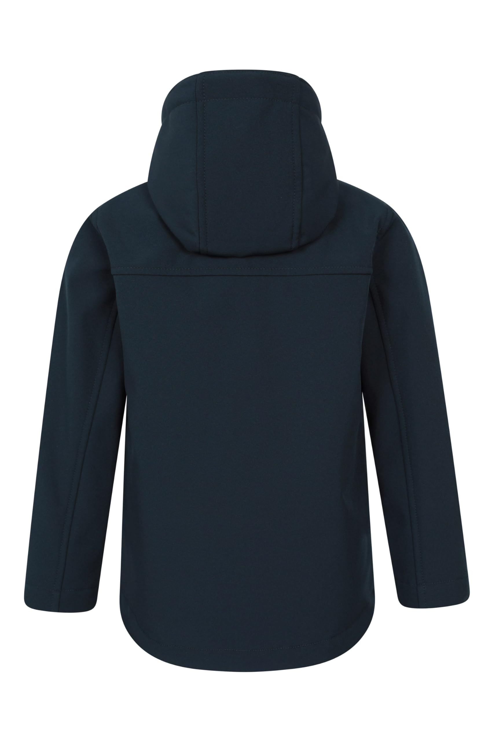 Mountain Warehouse Arctic Kids Veste Softshell doublée de borg, veste de pluie imperméable avec poches et protège-menton, garçons et filles, automne hiver, plein air et randonnée