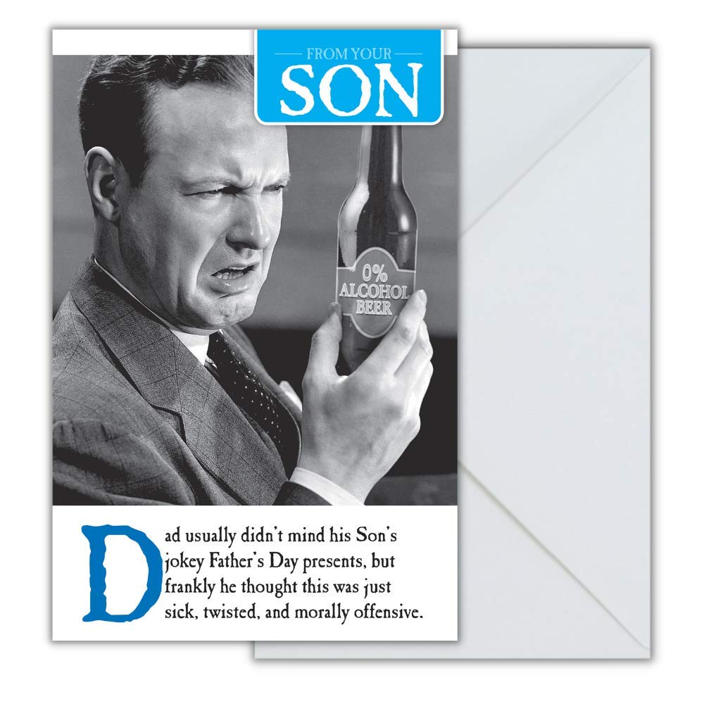 Father's Day Card From Son, Humorous Father's Day Card From Son, Fathers Day