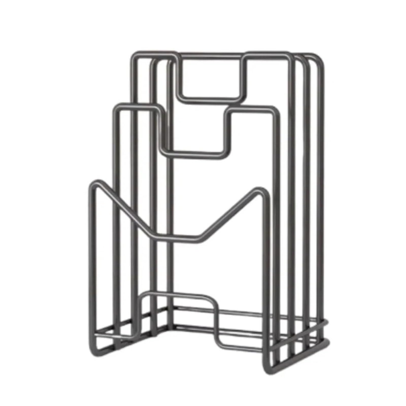 Pan Lid Holder Space Saving Stand Pot Lid Rack Shelf Chopping Organizer