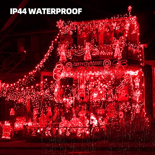 Uptotop-Christmas-100-Count-String-Light-20FT-Plug-in-Waterproof-String-Light-Decorations-for-Party-Carnival-Supplies-Outdoor-Yard-Garden-Decor-RED Uptotop Christmas 100 Count String Light 20FT Plug in Waterproof String Light Decorations for Party Carnival Supplies Outdoor Yard Garden Decor RED