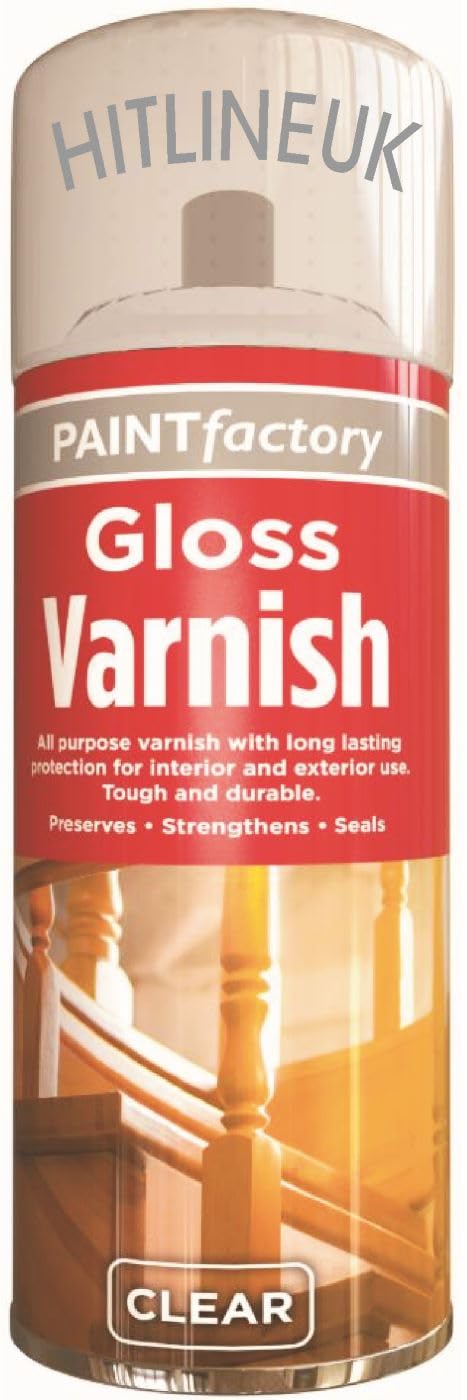 Hitlineuk Clear Gloss Varnish For Wood Varnish Varnish For Wood Outdoor (250 Ml, )
