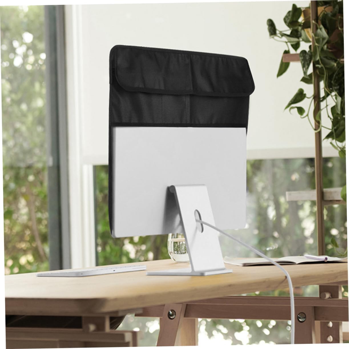 Angoily Computer Monitor Dust Cover for Protector Sleeve to Block Dust Dirt and Scratches Fits One Display for Use