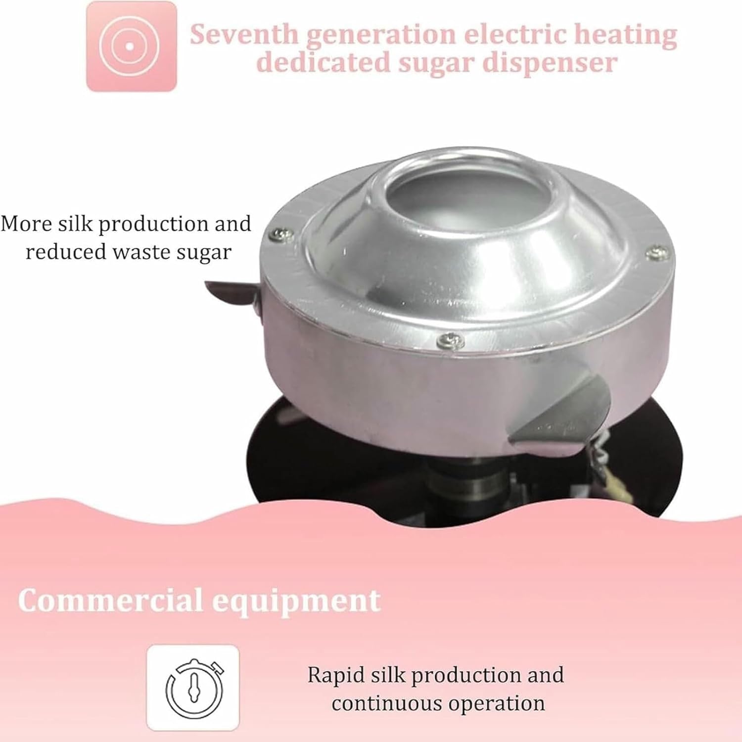 Commercial Cotton Candy Machine, Electric Cotton Candy Making Machine,Electric Heated Marshmallow Machine,Colorful fancy drawing small cotton candy machine