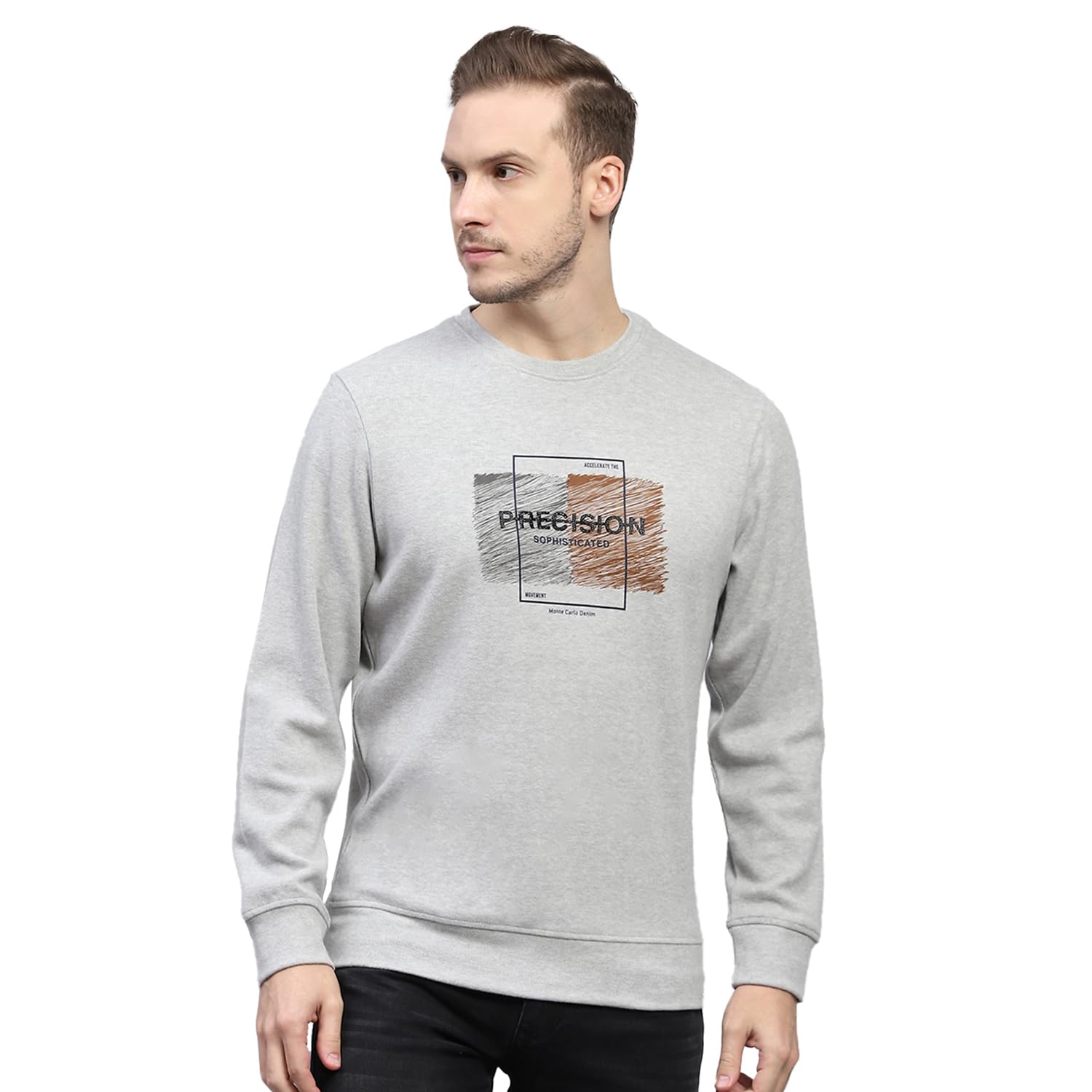 Monte Carlo Mens Printed Round Neck Full Sleeve Sweatshirt (224066139)-picture-24