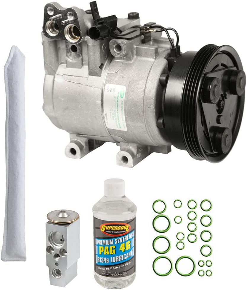 Amazon.com: For Hyundai Accent 2000 2001 2002 2003 OEM AC Compressor w ...