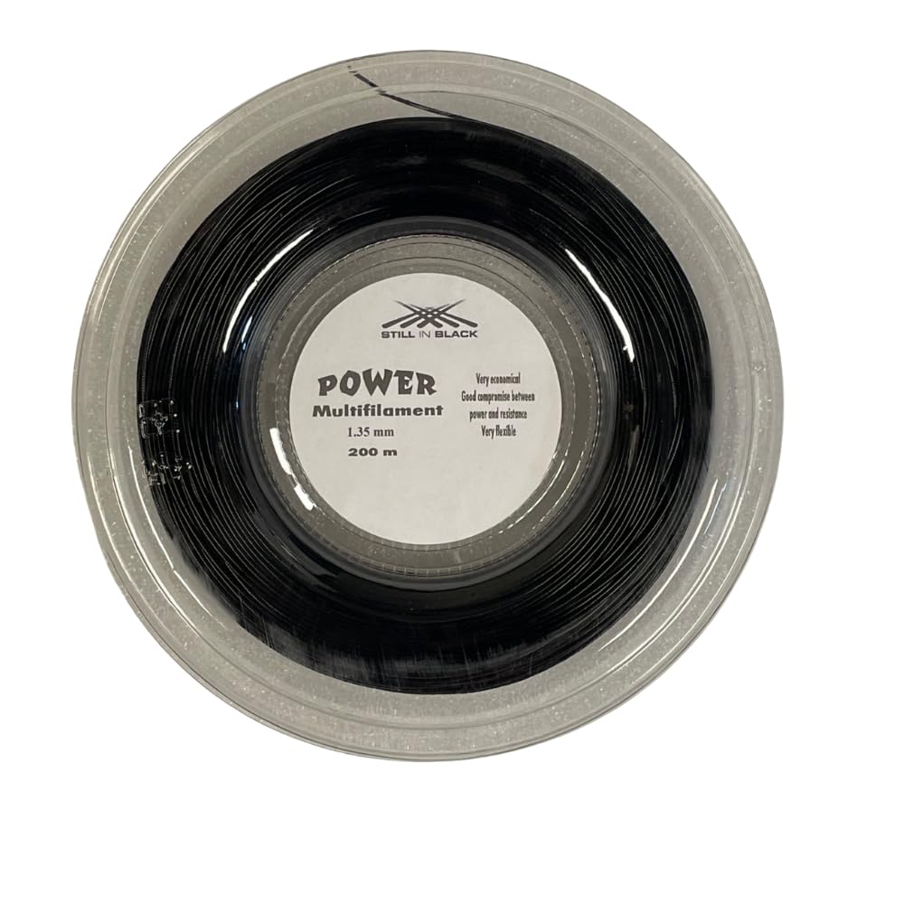 Still in Black Reel 200 m Power 1.35 mm Black Adult Unisex